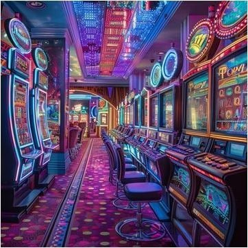 Ilustrasi turnamen bulu tangkis virtual dengan pemain dan penonton dalam platform hiburan digital